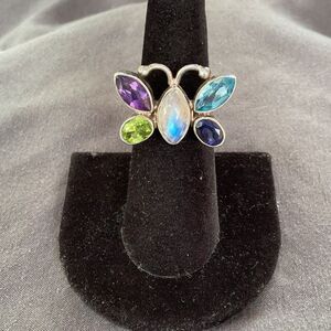 Sterling Silver Butterfly Ring